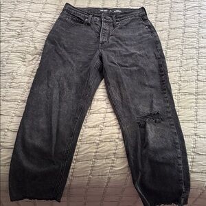 Old Navy Charcoal High-Rise Jeans